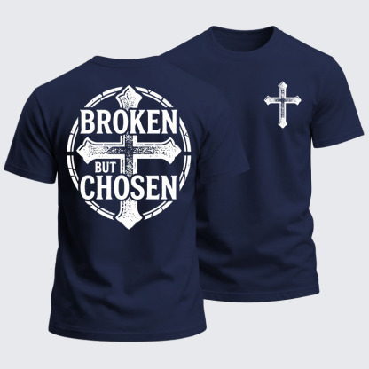 Heavyweight Cotton Tee - Broken But Chosen