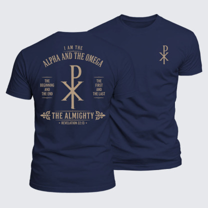 Luxe Mercerized Cotton Tee - Alpha And Omega