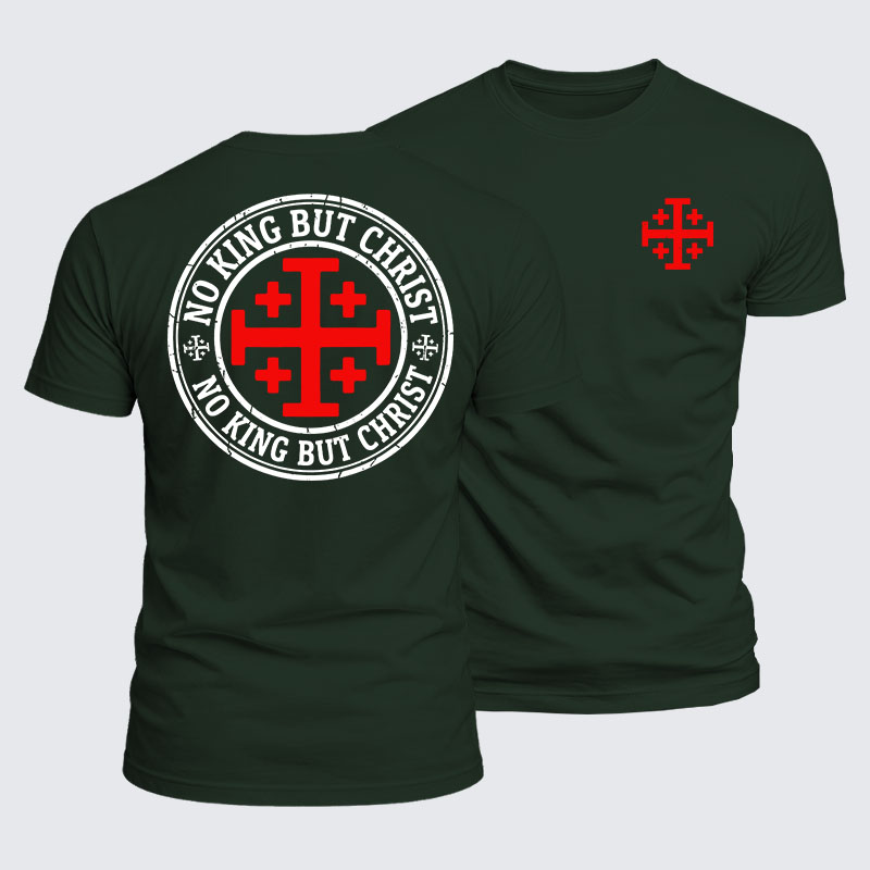 Luxe Mercerized Cotton Tee - No King But Christ
