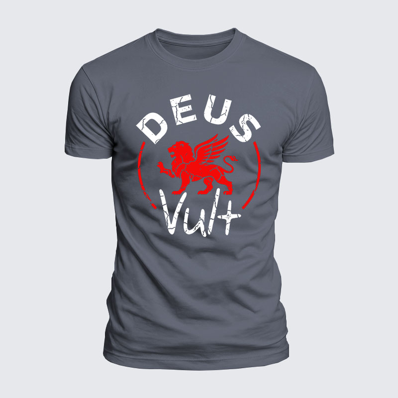 Luxe Mercerized Cotton Tee - Deus Vult