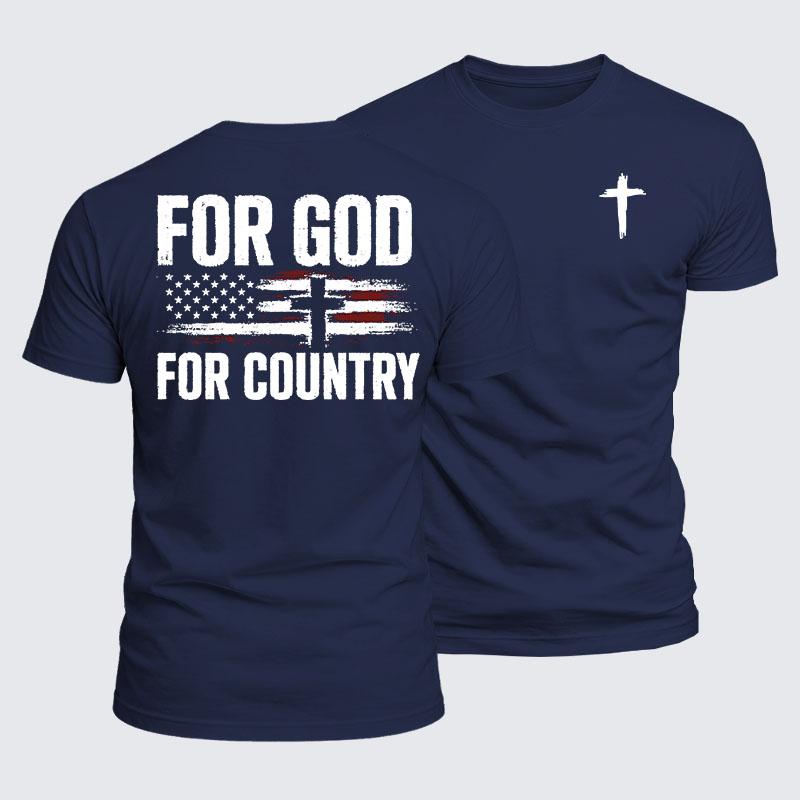 Luxe Mercerized Cotton Tee - For God For Country