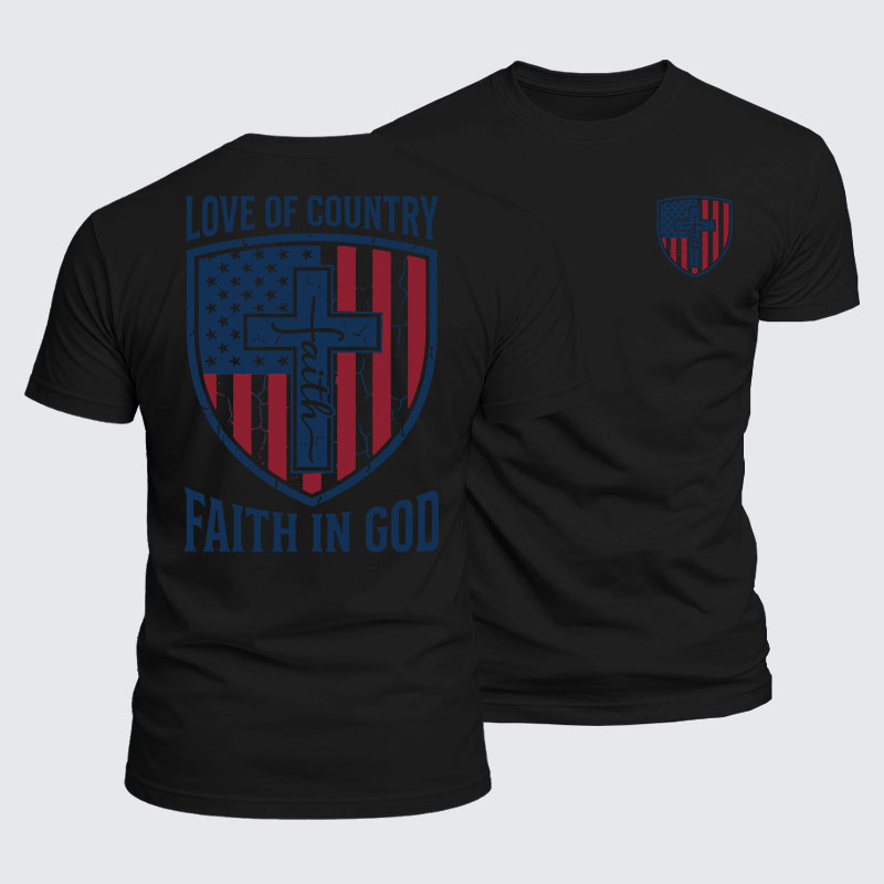 Luxe Mercerized Cotton Tee - Faith In God
