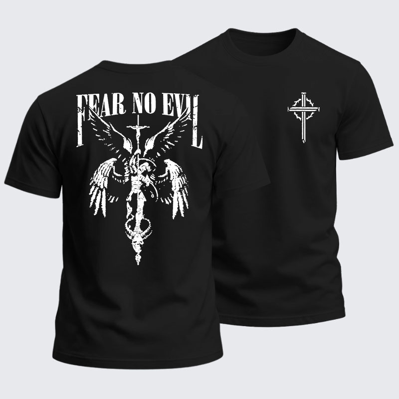 Heavyweight Cotton Tee - Fear No Evil
