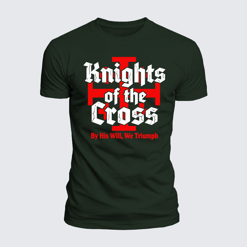 Man Of God Husband Dad Jesus God Christian Cotton T-Shirt