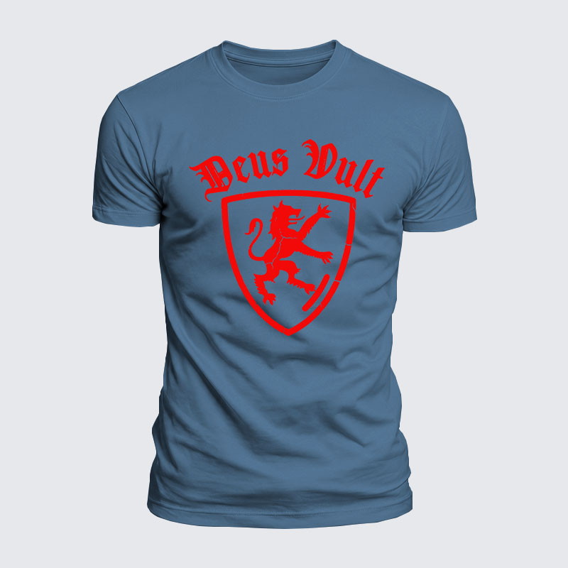 Luxe Mercerized Cotton Tee - Deus Vult