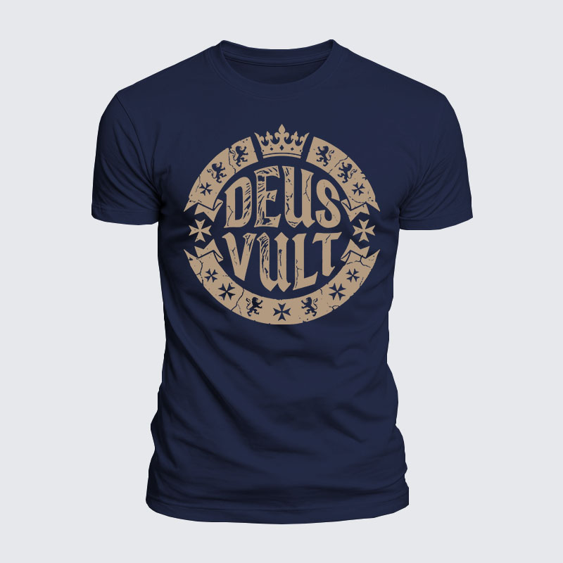 Luxe Mercerized Cotton Tee - Deus Vult