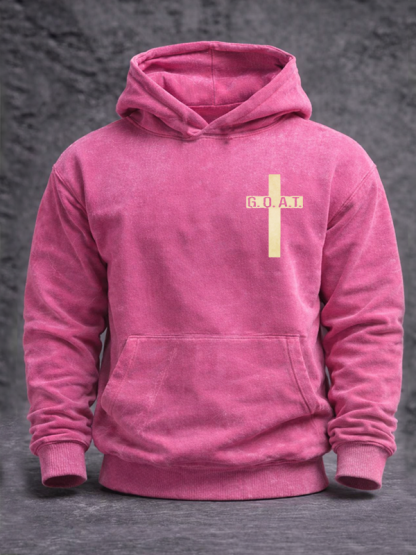 [Copy]Believe Jesus God Christian Washed Hoodie