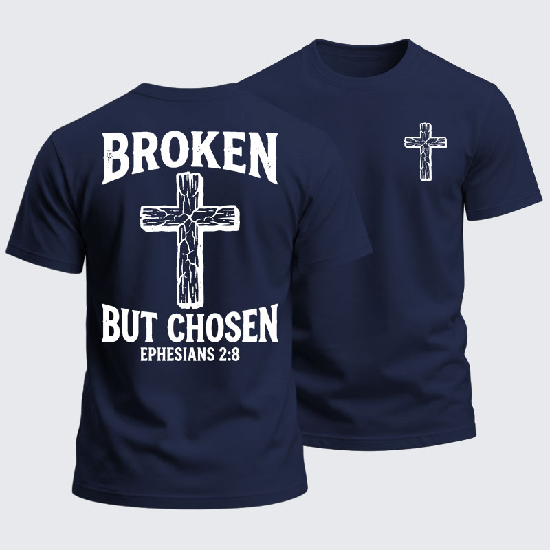 Heavyweight Cotton Tee - Broken But Chosen