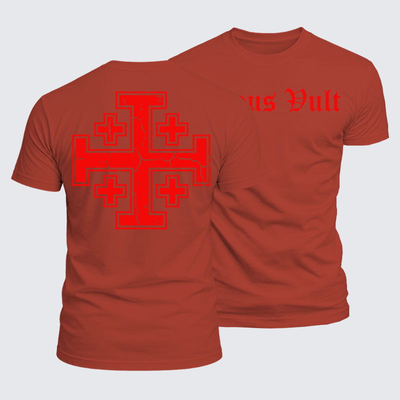 Luxe Mercerized Cotton Tee - Deus Vult