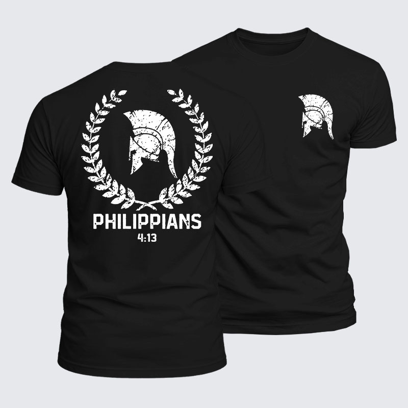 Luxe Mercerized Cotton Tee - PHILIPPIANS 4:13