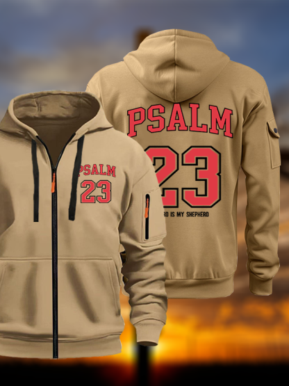 Psalm 23 Jesus God Christian Zipper Hoodies