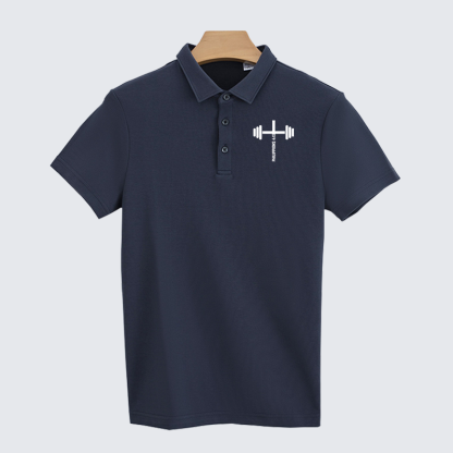  Fitness Philippians 4:13 Christian Cotton Short Sleeve Polo Shirt