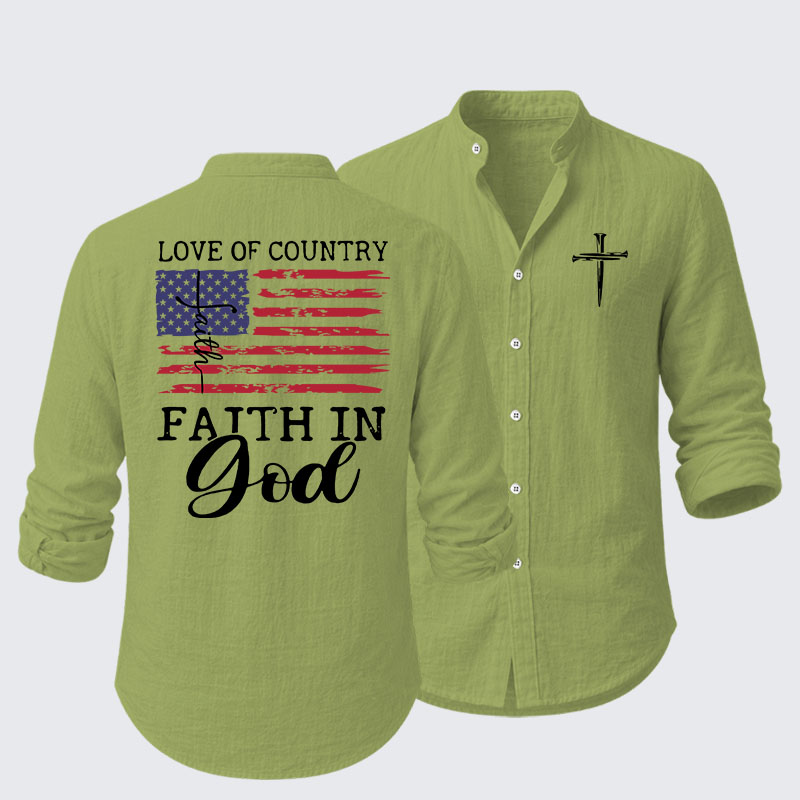 Faith In God  Resort Casual Shirt