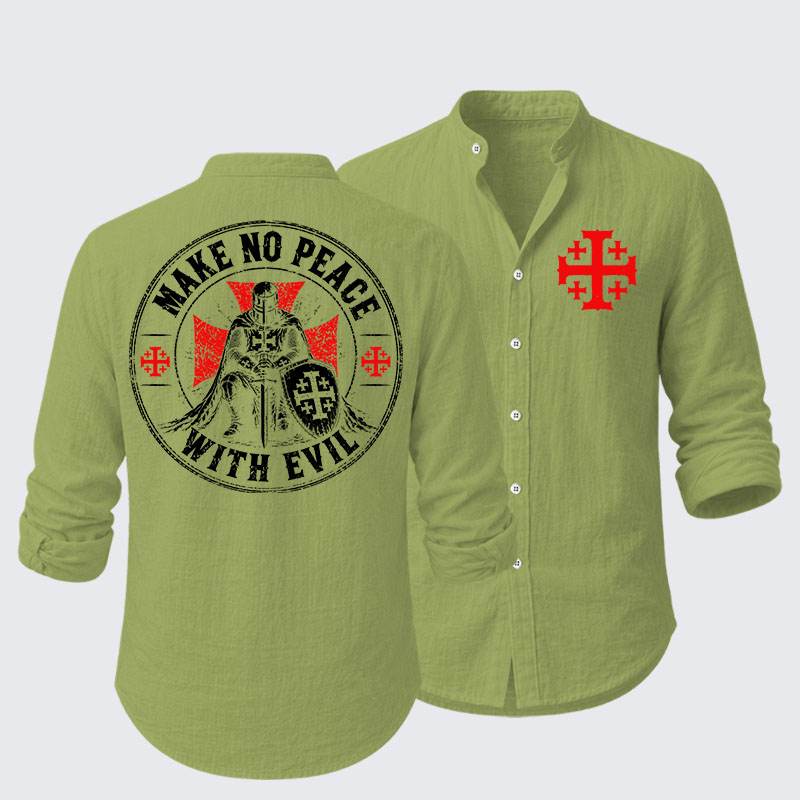 Make No Peace With Evil Resort Casual Shirt