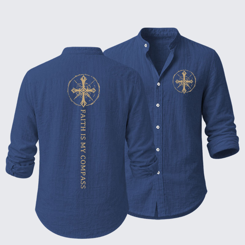 Faith Is My Compass Resort Casual Shirt