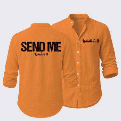 Isaiah 6:8 - SEND ME Resort Casual Shirt