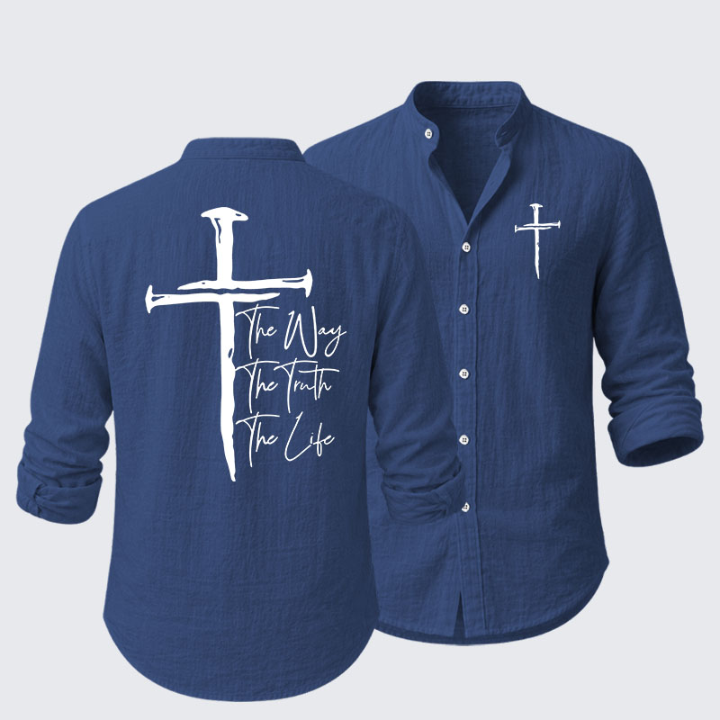 Jesus The Way The Truth The Life Resort Casual Shirt