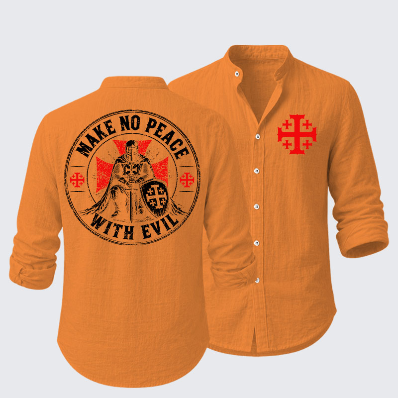 Make No Peace With Evil Resort Casual Shirt