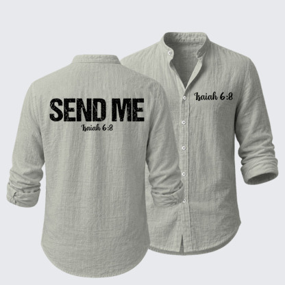 Isaiah 6:8 - SEND ME Resort Casual Shirt