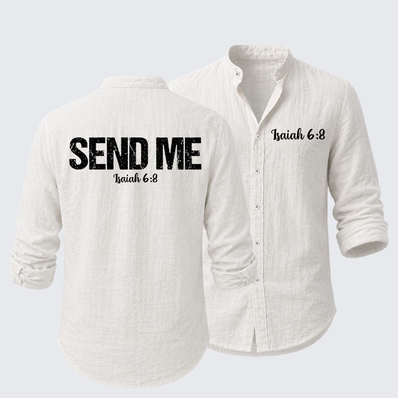 Isaiah 6:8 - SEND ME Resort Casual Shirt