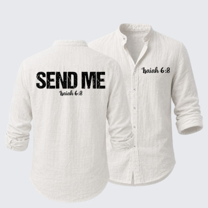 Isaiah 6:8 - SEND ME Resort Casual Shirt