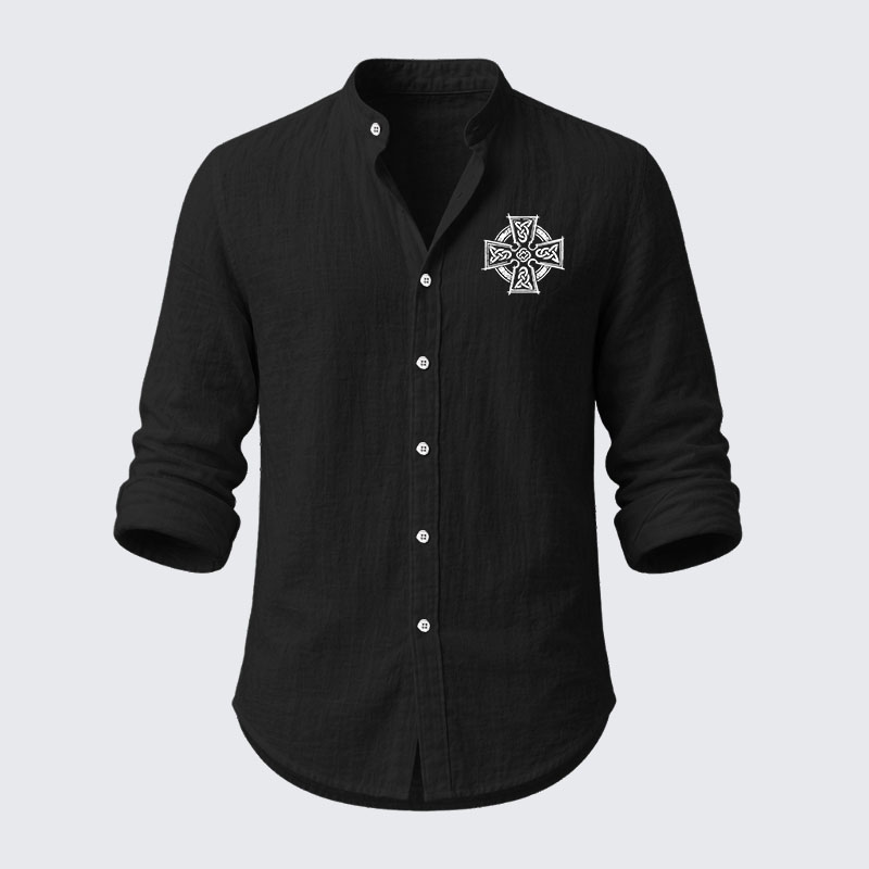 Celtic Cross Resort Casual Shirt