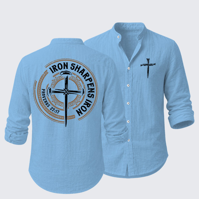 Iron Sharpens Iron - Proverbs 27:17 Resort Casual Shirt