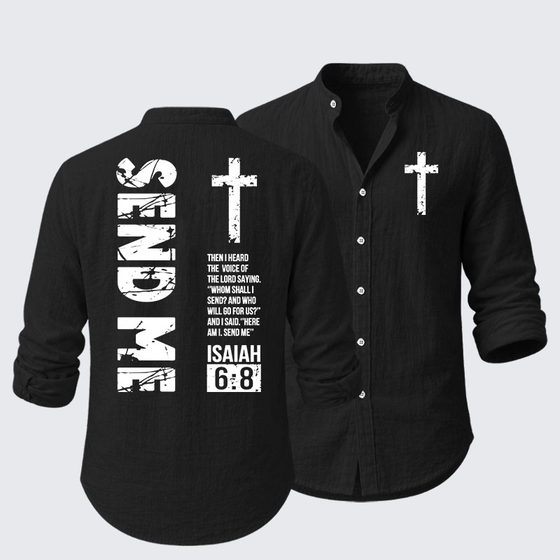 Send Me Isaiah 6:8 Resort Casual Shirt
