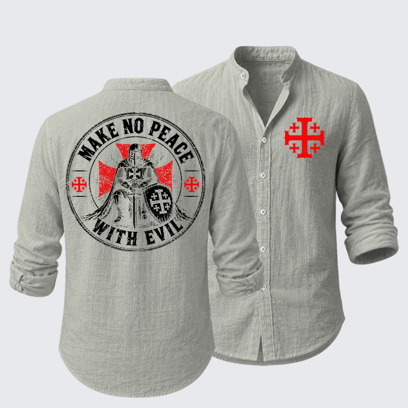 Make No Peace With Evil Resort Casual Shirt