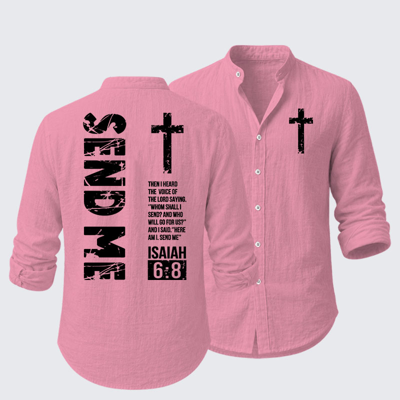 Send Me Isaiah 6:8 Resort Casual Shirt
