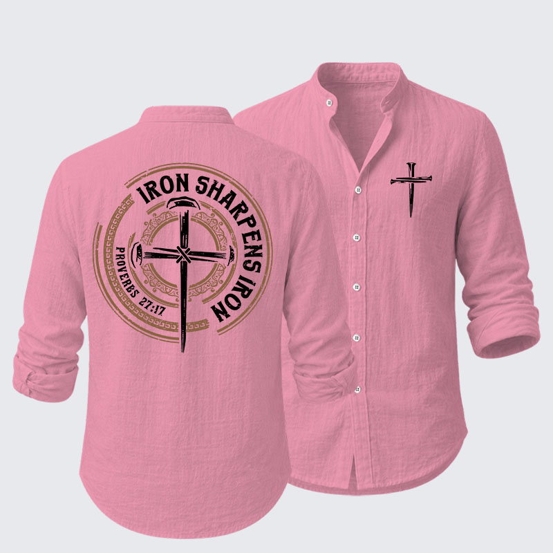 Iron Sharpens Iron - Proverbs 27:17 Resort Casual Shirt