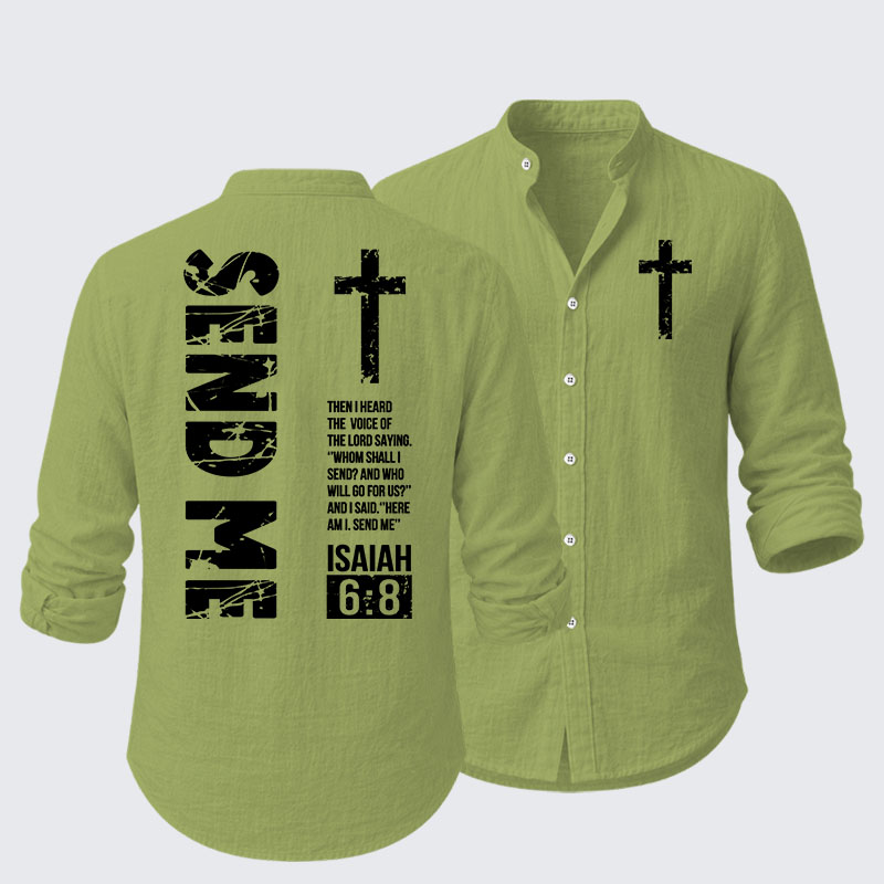 Send Me Isaiah 6:8 Resort Casual Shirt
