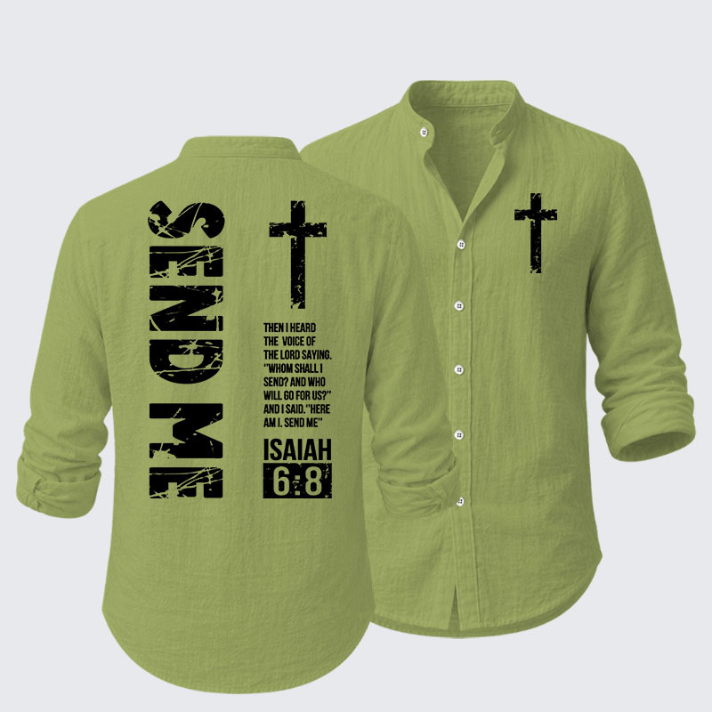 Send Me Isaiah 6:8 Resort Casual Shirt