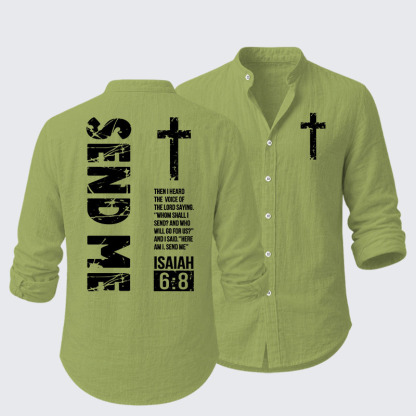Send Me Isaiah 6:8 Resort Casual Shirt