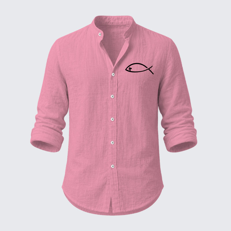 Jesus Fish Resort Casual Shirt