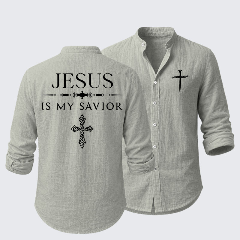 Jesus Is My Savior Casual Shirt