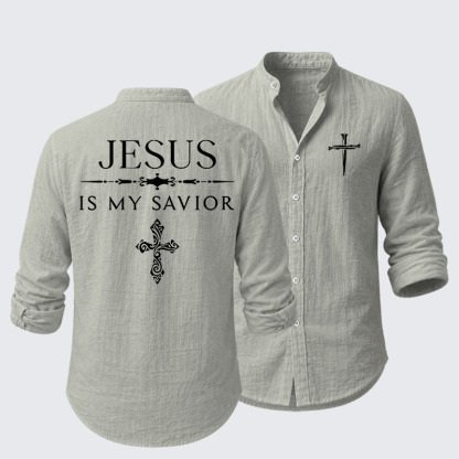 Jesus Is My Savior Casual Shirt