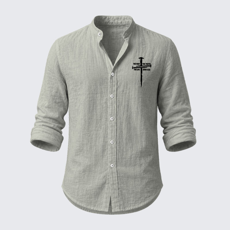 The Way The Truth The Life Resort Casual Shirt