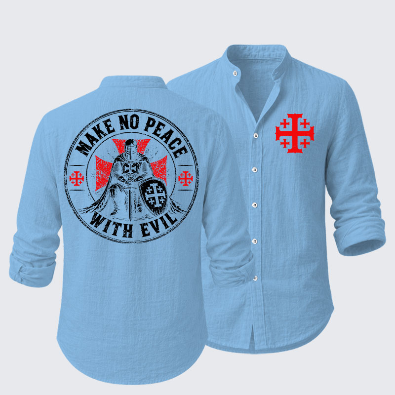 Make No Peace With Evil Resort Casual Shirt