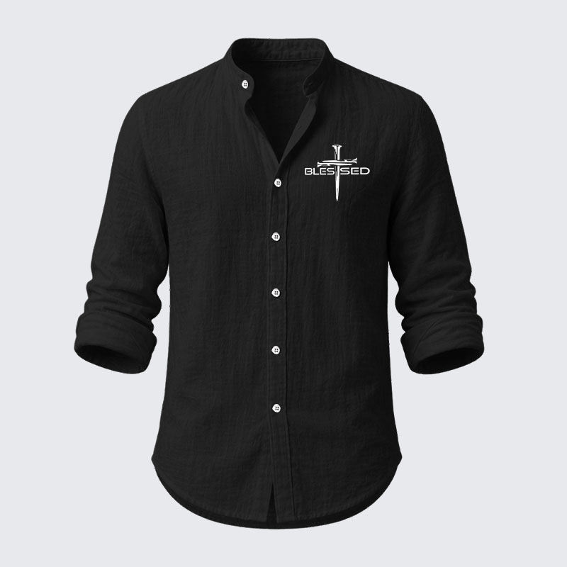 Cross Blessed Resort Casual Shirt