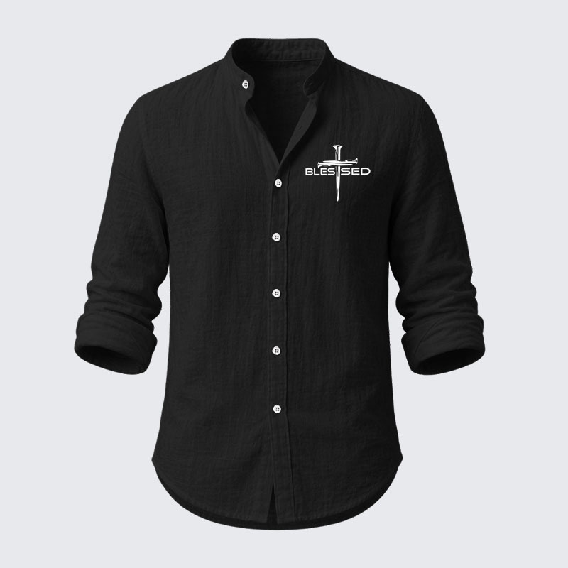 Cross Blessed Resort Casual Shirt