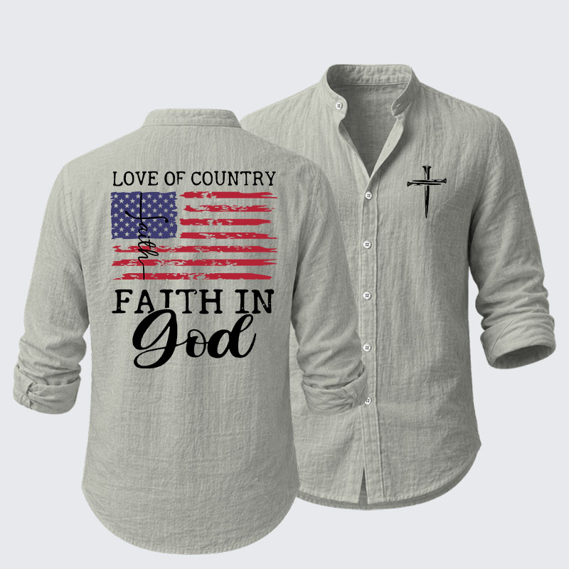 Faith In God  Resort Casual Shirt
