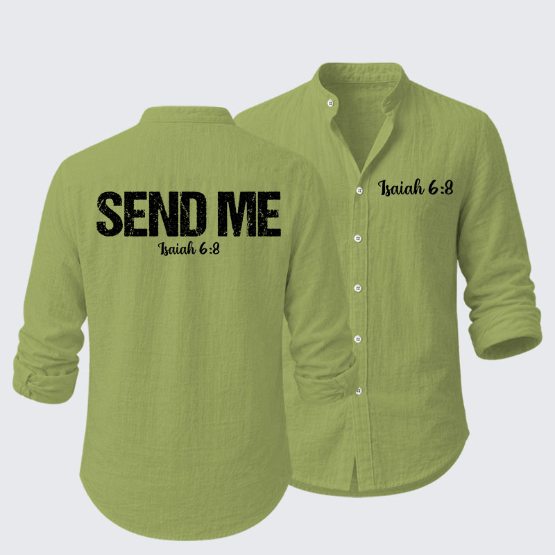 Isaiah 6:8 - SEND ME Resort Casual Shirt