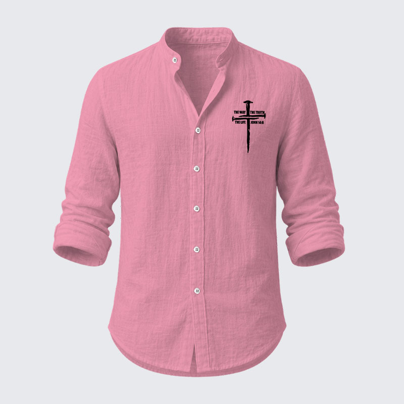 The Way The Truth The Life Resort Casual Shirt