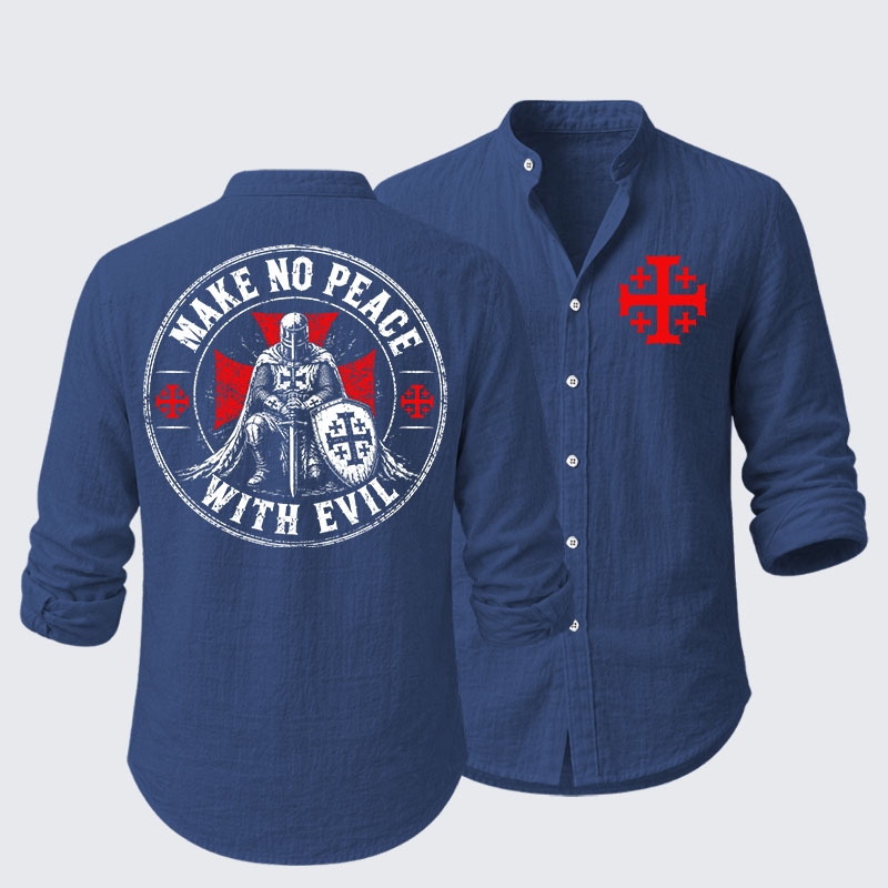 Make No Peace With Evil Resort Casual Shirt