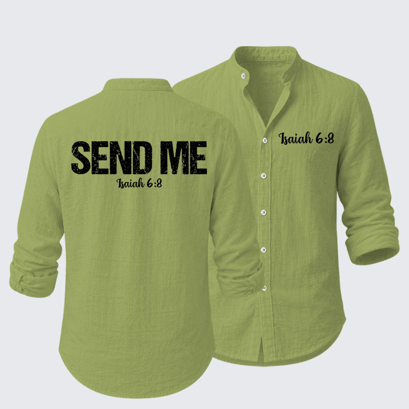 Isaiah 6:8 - SEND ME Resort Casual Shirt