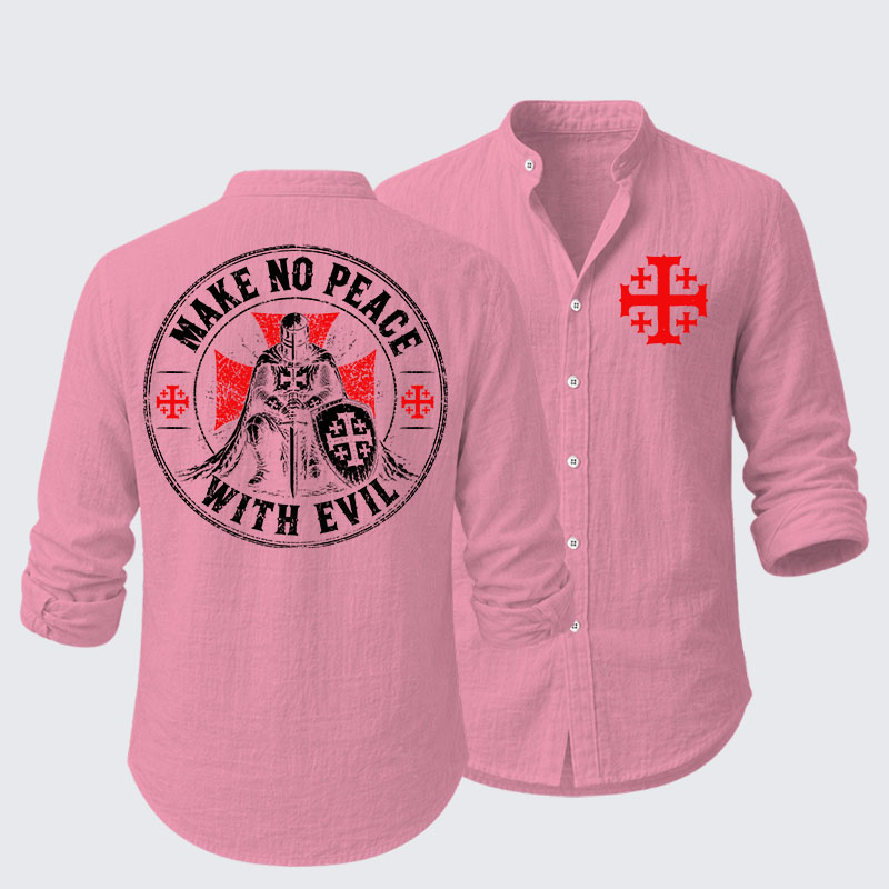 Make No Peace With Evil Resort Casual Shirt