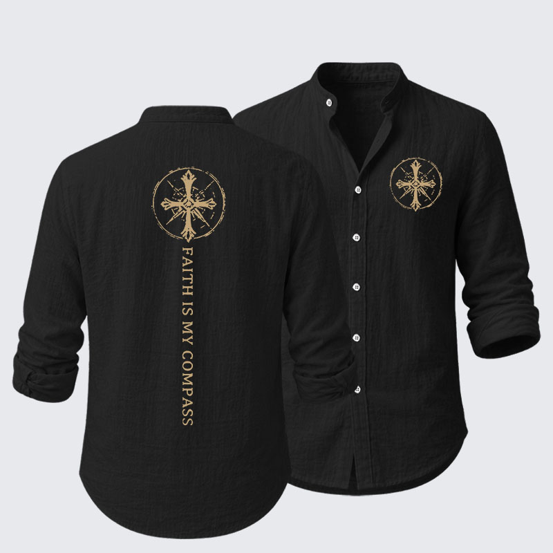 Faith Is My Compass Resort Casual Shirt