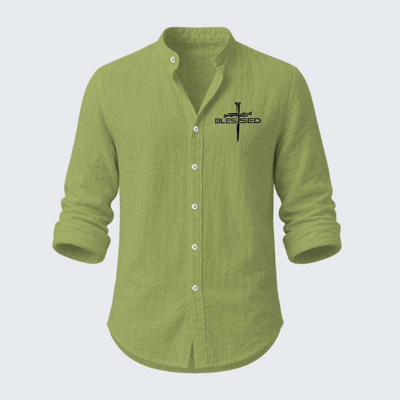 Cross Blessed Resort Casual Shirt