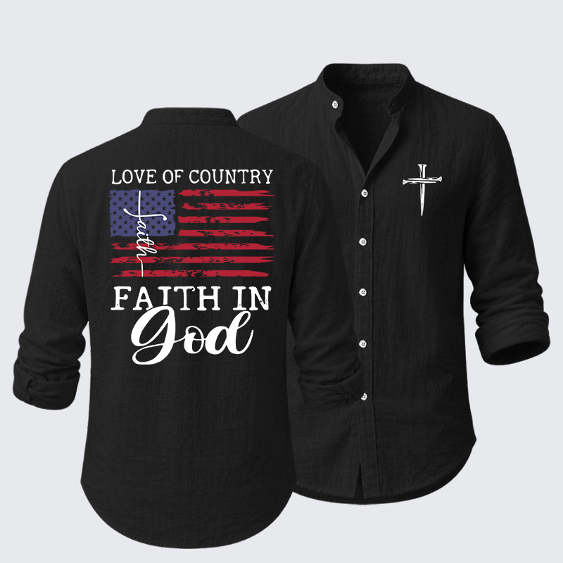 Faith In God  Resort Casual Shirt